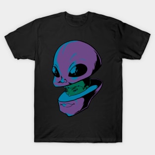 Hiding in Alien T-Shirt